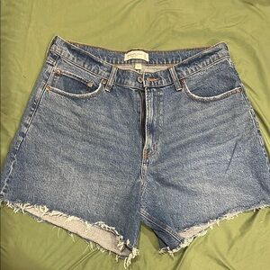 Abercrombie denim Dad Shorts